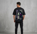 AKIDO Abstract Statue Graphic Oversized T-Shirt 100% Cotton with 23" DTF Sticker