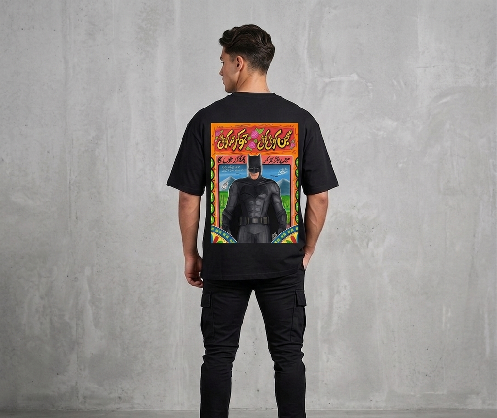 AKIDO Batman Graphic Downsholder T-shirt 23" DTF Sticker