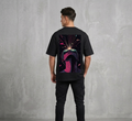 AKIDO Cosmic Vision Oversized T-Shirt 100% Cotton with 23" DTF Sticker